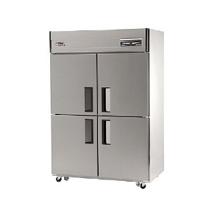 유니크 디지털 수직형 냉장고 45BOX 냉동/장 메탈릭